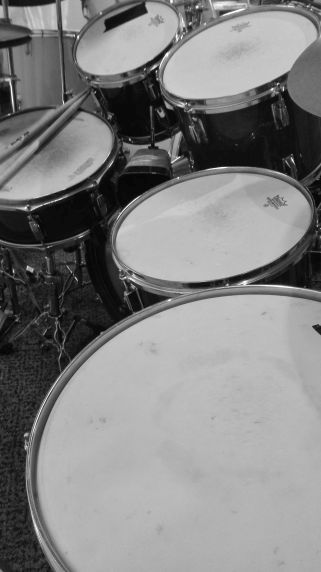 Winfried en Pearl drums